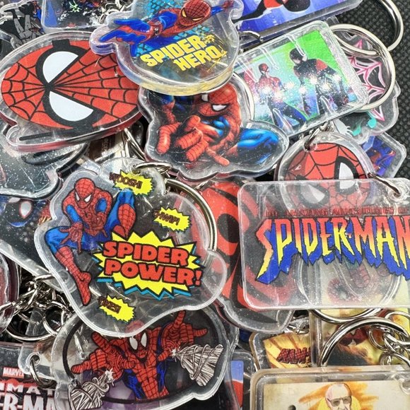 Spider-Man KBK Acrylic Keychains - Picture 1 of 10